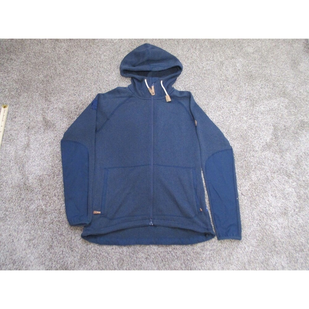 Fjäll Räven Women's Fleece Jacket S STINA FLEECE Fjallraven Full Zip Blue Hoodie